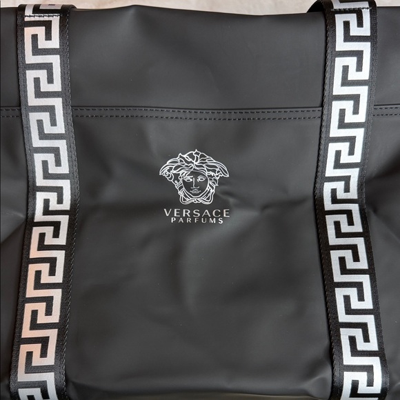 Versace Black and White Duffel Bag - Picture 4 of 12